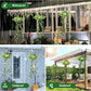 🌿☀️ Lampe solaire suspendue effet herbe – Lumière chaude et tamisée, ambiance féerique pour le jardin, la terrasse ou le balcon, sans fil ni pile 🍃🏡