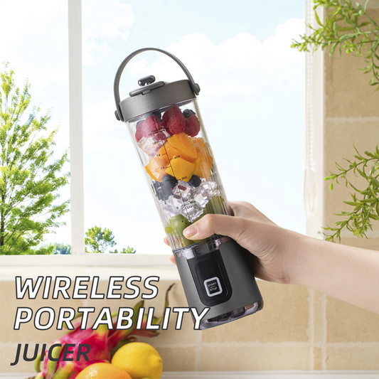 🔋 Sladdlös bärbar blender – 530 ml, uppladdningsbar & diskmaskinssäker – perfekt för smoothies, shakes & isdrinkar 🧊✨