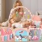 🎹👶 Tapis musical 3-en-1 pour bébé – Piano interactif au pied, jouets suspendus et arche en mousse, éveil sensoriel et motricité de la naissance aux premiers pas 🍼🧠
