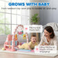 🎹👶 Tapis musical 3-en-1 pour bébé – Piano interactif au pied, jouets suspendus et arche en mousse, éveil sensoriel et motricité de la naissance aux premiers pas 🍼🧠
