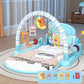 🎹👶 Tapis musical 3-en-1 pour bébé – Piano interactif au pied, jouets suspendus et arche en mousse, éveil sensoriel et motricité de la naissance aux premiers pas 🍼🧠