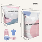 🧳📦 Sacs de Rangement Sous Vide Sans Pompe – Grande Capacité, Compression Rapide et Matériau PA+PE Renforcé