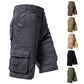 🩳 50 % RABATT NU! 🏕️ Herr cargoshorts med många fickor – andningsbara, slitstarka & perfekta för vandring, fiske & friluftsliv 🎣