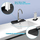 💐💧 Plateau anti-goutte en silicone pour robinet – Anti-fuite, anti-moisissure, gardez votre plan de travail et votre lavabo au sec, le petit accessoire qui protège et embellit votre cuisine ou salle de bain 🚫🦠