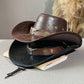 🌞🤠 Chapeau western grande bordure – Protection solaire, taille unique ajustable, look cowboy chic pour homme et femme, indispensable des festivals 🎵🏖️