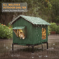 🐈🌧️ Maison pour chat extérieure surélevée toutes saisons – Oxford + aluminium thermique, imperméable et isolée, pliable, un refuge douillet contre la pluie, le froid et le soleil, en toute saison ☀️❄️