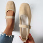 🥿✨ Ballerines Mary Jane à finition daim – Semelle intérieure en mousse à mémoire de forme, chic et confort absolu 🎀💫