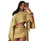 🌾💃 Set jupe wrap bohème – Ceinture croisée ajustable, silhouette flatteuse, respire bien sous le soleil, l’indispensable des vacances 🏖️🌿