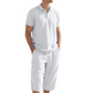 👔 50% DE RÉDUCTION 🌿 Ensemble chemise & pantalon décontracté en lin – Léger, respirant & coupe relaxe – Parfait pour l’été, les vacances ou le bureau – look naturel et sans effort 👖✨☀️