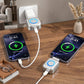 🌞Commencez le printemps en beauté avec 50 % de réduction !⚡Chargeur ultra-rapide 140 W avec arrêt automatique par IA - USB-C PD3.1 - Protection intelligente de la batterie - Compatible avec iPhone, MacBook et tablettes