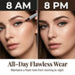 🎨🖤 Eyeliner 4-en-1 waterproof – Sourcils, eye-liner, cils et ligne des cheveux, un seul stylo pour toutes vos retouches, précision et longue tenue 💁‍♀️🌿