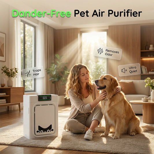 🐾 Luftrenare för husdjur – med tvättbart filter 💨