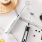 🎁 Het rea ⏳ Bärbar elektrisk mjölkskummare-set – liten, kraftfull & perfekt för kaffeälskaren, enkel att använda & rengöra ⚡