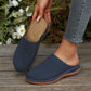 🔥50% RABATT NU!🔥 Dam perforerade slip-on platåmules – luftig perforering, enkel att ta på & trendig platåsula ✨