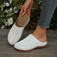 🔥50% RABATT NU!🔥 Dam perforerade slip-on platåmules – luftig perforering, enkel att ta på & trendig platåsula ✨