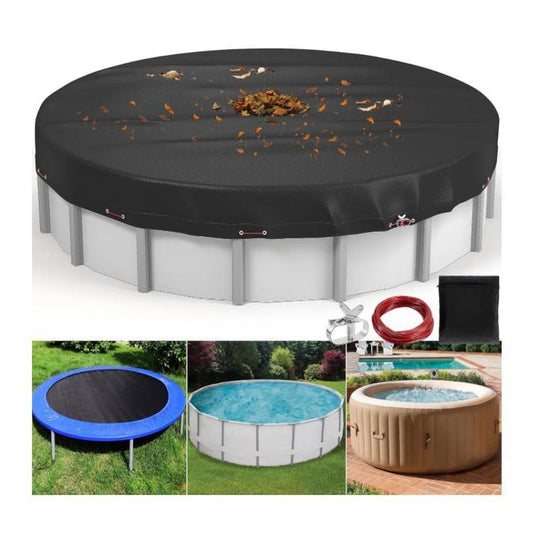 💐 50 % RABATT! 210D Oxford poolskydd – slitstarkt, lövtätt & enkelt att rengöra, perfekt för alla pooler 🏊