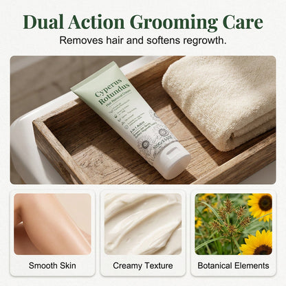 💥🌿 Crème dépilatoire pour un résultat soyeux – Élimine les poils en douceur, laisse la peau lisse et hydratée, l’indispensable beauté des journées sans compromis 🧖‍♀️✨