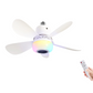 📢📢 50 % RABATT !! ⏰ 3-i-1 takfläkt – LED, RGB & Bluetooth – njut av svalka, ljus & musik, perfekt för smarta hem 🌈