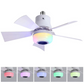 📢📢 50 % RABATT !! ⏰ 3-i-1 takfläkt – LED, RGB & Bluetooth – njut av svalka, ljus & musik, perfekt för smarta hem 🌈