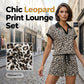💃 Leopardmönstrat tvådelat set – chict, smickrande & perfekt för utekvällar, dejt & afterwork, framhäver figuren & ger självförtroende 🌙