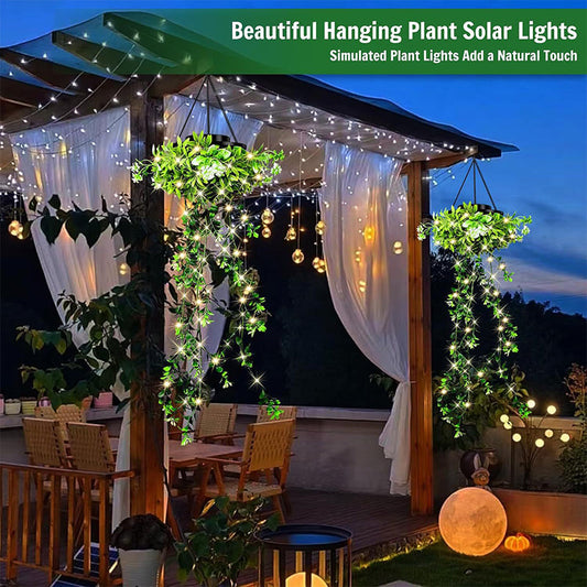⏳ Begränsad tid – 50 % rabatt! ⏰ Solcellsdriven hängande Milano-gräslampa 🌞💡 – Skapa magisk stämning på midsommarfesten!