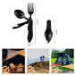 🌿🍴 Couverts réutilisables pliants – Acier inoxydable, design tout-en-un, zéro plastique, pour des déjeuners écolos et pratiques partout où vous allez 🏢🌳