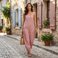 👗 50% RABATT NU!✨ Dam Casual Randig Jumpsuit – Andningsbar, Lös Passform & Spaghetti Band – Sommar Essential ☀️