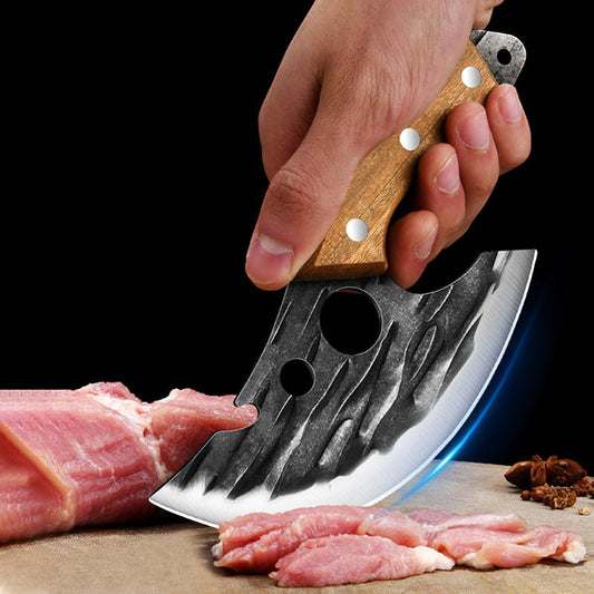 🔪 Handsmidd minikniv med slida 🗡️ Smidd för hand, otroligt vass, liten men kraftfull i köket ✨