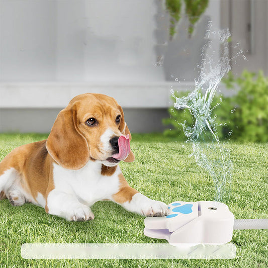 Drickfontän för hundar – tassaktiverad 🐾 Färskt, filtrerat vatten direkt när din hund trampar på pedalen 💧🐶