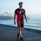 Grafiskt mönstrad T-shirt & shorts – set för herr 🌴 Bekväm, stilren & redo för solen ☀️