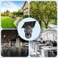 ⏳ Offre Limitée ⏰ Caméra de Sécurité Extérieure Wi-Fi 6K 9MP | 3 Objectifs, PTZ 360° | IP66 Étanche, Vision Nocturne Couleur, Audio Bidirectionnel, Suivi de Mouvement