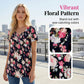 Dam blommig knäppbar T-shirt 🌸 Flödande passform, mjukt tyg – casual & luftig för varma dagar ☀️