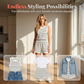 🏆 Sista dagen – 50 % rabatt! 🔥 Set med randig ärmlös topp & shorts för dam – perfekt sommaroutfit 🌿