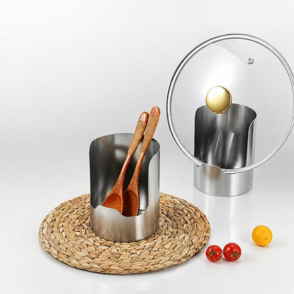 🍳🧹 Range-ustensiles de cuisine multifonctionnel – Acier inoxydable ultra-résistant, conception verticale compacte, libérez votre plan de travail et gardez spatules, fouets et louches toujours à portée de main 🏠👩‍🍳