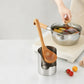 🍳🧹 Range-ustensiles de cuisine multifonctionnel – Acier inoxydable ultra-résistant, conception verticale compacte, libérez votre plan de travail et gardez spatules, fouets et louches toujours à portée de main 🏠👩‍🍳