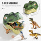 👨‍👩‍👧‍👦 Familje-dinosaurie-set – roligt & lärorikt, perfekt för föräldrar & barn att leka & lära tillsammans, skapar gemensamma minnen 💚