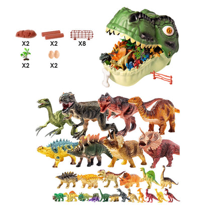 👨‍👩‍👧‍👦 Familje-dinosaurie-set – roligt & lärorikt, perfekt för föräldrar & barn att leka & lära tillsammans, skapar gemensamma minnen 💚