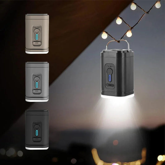 Uppladdningsbar camping-luftpump 🏕️ Snabb pumpning, USB-laddning & alltid redo för äventyr ⚡