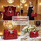 Elegant damaxelväska med rosett & krokodilmönster 👜 Lyxig textur, söt rosett & tidlös elegans – din perfekta vardagsaccessoar ✨