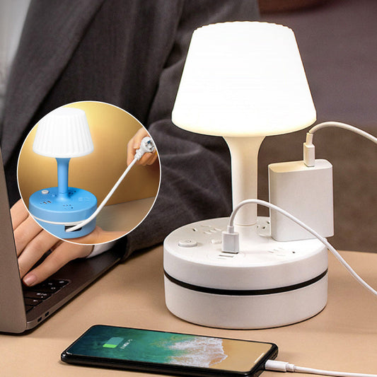 💡🔌 Multiprise 3 prises + USB-A/USB-C – Lampe de bureau intégrée, câble 1,8 m, 3250 W, l’indispensable des espaces de travail à la maison et au bureau, pour une table nette et bien éclairée 🖥️✨