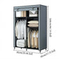 📦🏠 Armoire portable en tissu – Acier robuste, 3 tailles, montage facile, créez un espace de rangement propre et fermé dans votre chambre ou dressing, sans percer ni visser 🧥✨