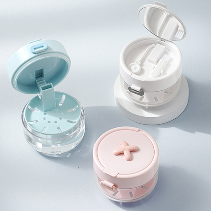 🦷 50% DE RÉDUCTION ! 🛡️ Boîte de rangement pour appareils dentaires – Fermeture sécurisée, intérieur doux, protège vos gouttières et prothèses en toute hygiène 🌿🧴