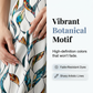 🏖️ Dam tvådelat set – sidoknut & botaniskt mönster, luftigt & perfekt för semester, brunch & strand, S–5XL för alla kroppstyper 🌊