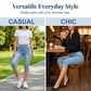 💃 Högmidjade stretch-Caprijeans – lyftande effekt, mjuk passform & perfekta för att framhäva kurvorna, bekväma från morgon till kväll 🌸