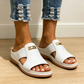 Stilrena dam-peep-toe-kilklackssandaler 👡 Snyggt luftig tåöppning, stabil kilklack – sommarens it-sko ☀️✨