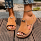 Stilrena dam-peep-toe-kilklackssandaler 👡 Snyggt luftig tåöppning, stabil kilklack – sommarens it-sko ☀️✨