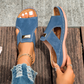 Stilrena dam-peep-toe-kilklackssandaler 👡 Snyggt luftig tåöppning, stabil kilklack – sommarens it-sko ☀️✨
