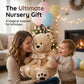 Plysch barnstol i nallebjörnsdesign 🧸 Mjuk, gullig & perfekt för sagostunden – en egen liten tron ✨