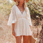 🔥 Nyhet 💗 Lace crochet romper – luftig, boho-chic & med dolda shorts, din perfekta festival- & semesteroutfit 🏖️
