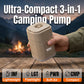 3-i-1 bärbar elektrisk luftpump 🎈🔦 Pumpa, lys upp & klart – perfekt för camping, strand & nödsituationer ⚡